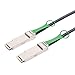 10Gtek for Cisco QSFP-H40G-CU50CM, 40GB QSFP Direct-attach Copper Cable, Passive Twinax Cable, 0.5-meter