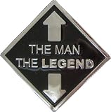 Mens "The Man, The Legend" Sexual Metal Belt Buckle