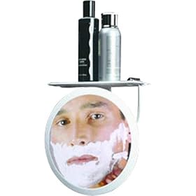 Fogless Ultra II Shower Mirror with White Frame