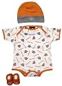 Phoenix Suns 3pc Baby / Infant Onesie, Cap and Booties Set