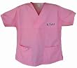 LSU Tigers Pink Scrubs Tops SHIRT LSU For HER -Officially Licensed NCAA College Logo Apparel Unique GIFT Ideas For Mom Nurses Ladies Students Graduation