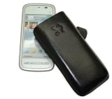 Suncase Leder Etui für Nokia 5230 schwarz