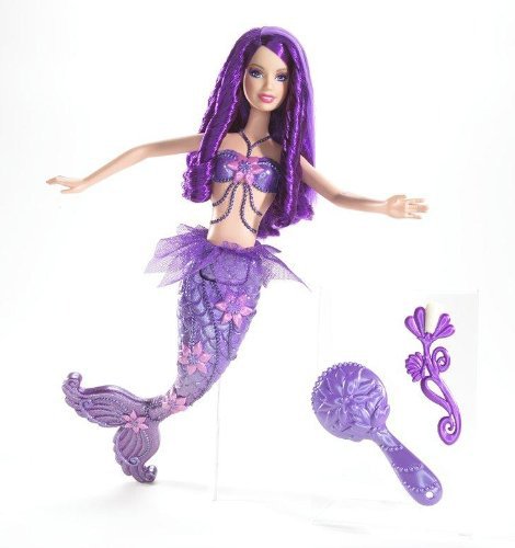 Image of Barbie Fairytopia Purple Color Change Mermaid Doll