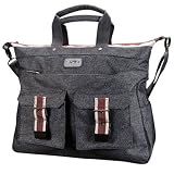 Gray Oxio Sheenko 17" Laptop Tote Bag
