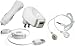 Search : 4 in 1 Bundle : Brand New Combo of Retractable USB Data Cable + Home Charger Adapter + Car Charger Adapter and 3.5mm Stereo Music HeadPhones for Apple iPod Nano 4th Generation 16GB, 8GB chromatic