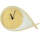 【雫の丸みを帯びた置き時計】 TEARS CLOCK S 白色 YK06-002-Wh <38518> tears