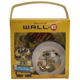 Disney Pixar WALL-E Children's Plate, Bowl & Cup Boxed Gift Set
