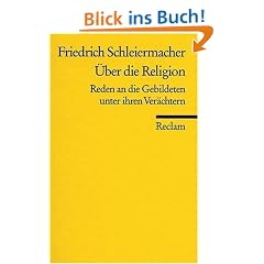 �ber die Religion: Reden an die Gebildeten unter ihren Ver�chtern