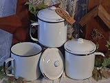16oz Enamelware Mug Soy Candle