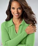 Charter Club Cashmere Split-Neck Polo Sweater