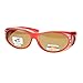 Womens Polarized Fit Over Glasses Sunglasses Oval Rhinestone Frame