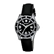 Wenger Women's 70365 Sport Black Dial Black Leather Watch