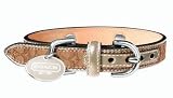 Coach Dog Khaki Signature Metallic Collar size xl