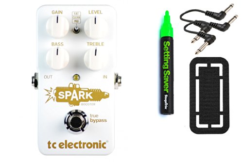TC Electronic Spark Boost Bundle - 4 Items: 2x 18.6' Strukture Cables, 2x Hosa Patch Cables