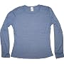 Unplugged Label Ladies Thermal Crewneck Tee Shirt