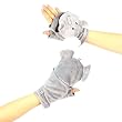 Winter Elephant Flip Fingerless Mitten Gloves Glomitt