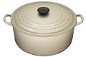 Le Creuset Enameled Cast-Iron 7-1/4-Quart Round French Oven, Dune