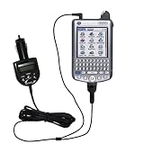 2nd Generation Audio FM Transmitter plus integrated Car Charger for the Palm palm Tungsten W with Gomadic TipExchange Technology