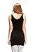 m. rena Sleeveless Rayon Dress (Black)
