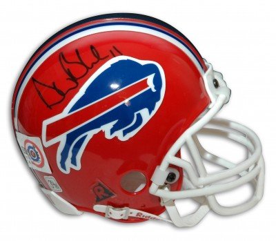 Drew Bledsoe Autographed/Hand Signed Buffalo Bills Mini Helmet