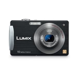Panasonic DMCFX500 Digital Still Camera - Black (10.1MP, 5x Optical Zoom) 3.0 inch LCD