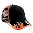 Otto Caps - Flame Pattern Cotton Twill Low Profile Pro Style Mesh Back Caps