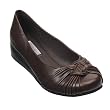 Xhilaration Brown Sade Rouched Wedge - 9