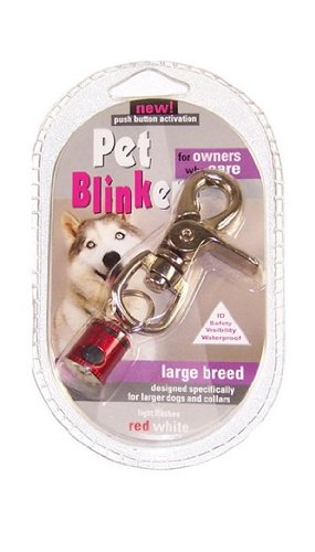 SMALL - BLUE & YELLOW - Pet Blinkers Safety Charm