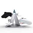 KONNET PS3 and Xbox 360, Xbox Elite, Xbox Slim Power Pyramid Charger, Charging and Storage Dock / Tower / Kit / Stand for Four Game Controllers / Consoles - Silver Supreme Limited Edition