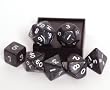 Black Pearl 7-piece Dice Set
