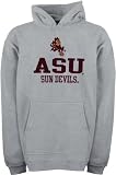 Arizona State Sun Devils Youth Grey Tackle Twill Hooded Sweatshirt