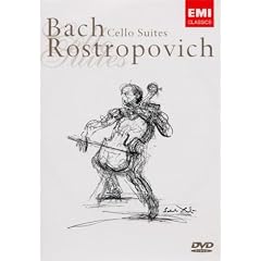 Johann-Sebastian Bach : Les 6 suites pour violoncelle Mstislav Rostropovitch (Vezelay 1995) - �dition 2 DVD