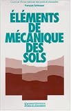 Eléments de mécanique des sols