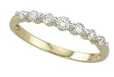 14K Yellow Gold Diamond Wedding/Anniversary Band - 0.25 Ct.