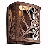 Kichler Lighting 49250AGZ LED Takil 10 1/2 Inch Light Outdoor LED Wall Lantern, Aged Bronze 41JyolnA9TL. SL160 Kichler Lighting 49250AGZ LED Takil 10 1/2 Inch Light Outdoor LED Wall Lantern, Aged Bronze