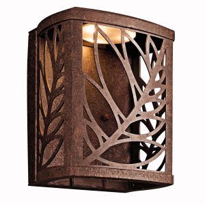 Kichler Lighting 49250AGZ LED Takil 10 1/2 Inch Light Outdoor LED Wall Lantern, Aged Bronze 41JyolnA9TL Kichler Lighting 49250AGZ LED Takil 10 1/2 Inch Light Outdoor LED Wall Lantern, Aged Bronze