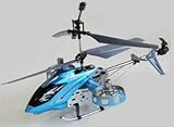 【4ch赤外線コントロール】 ヘリコプターラジコン RCヘリ 上昇・下降・ホバリング・前進・後進・左右旋回に対応！◇AZ-HRK100BL（メタリックブルー）