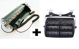 41Jyq7uXMFL. SL160  8 LED Visor Dashboard +18 LED Dash Emergency Strobe Lights Blue/Red