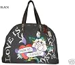 ED HARDY 5194 ORIGINAL JANE BAG BLACK RHINESTONE