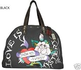 ED HARDY 5194 ORIGINAL JANE BAG BLACK RHINESTONE