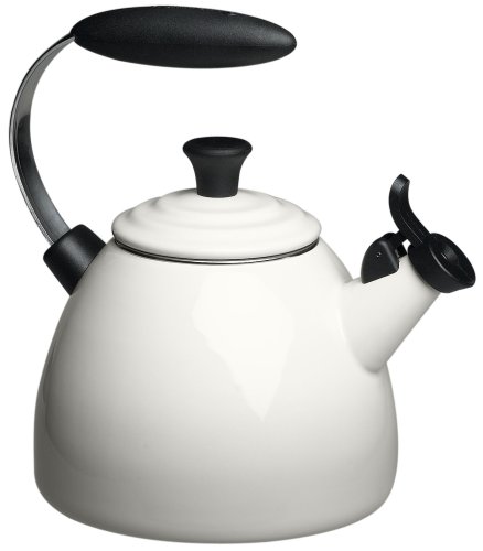 Le Creuset Enamel-on-Steel Halo Teakettle Dune