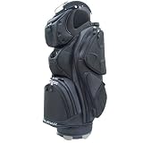 Orlimar Arctic 14-Way Top Cart Bag With Huge Chill Zone Cooler Pocket (Black/Black)