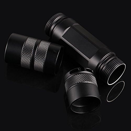 Convoy S5 flashlight host ,include OP reflector,pill,head O ring,glass,spring,etc