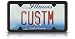 Custom Accessories 92820 License Plate Frame Carbon Fiber
