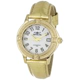 Invicta Womens 1033 Wildflower Gold Leather 18