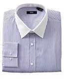 Hugo Boss - Hugo Boss Pink and Blue White Collar Dress Shirt
