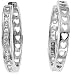 R&T - 59025 - Créoles Femme - Argent 925/1000 - 25 Diamants