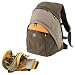Electronics : Crumpler THE CUSTOMARY BARGE Laptop Camera Backpack (Dark Brown/Oatmeal/Orange)