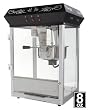 Deluxe 8oz Black Popcorn Maker Machine by Paramount Entertainment - New Full Size 8 oz Popper