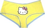 Hello Kitty Shooting Stars Yellow low-rise boy short for women